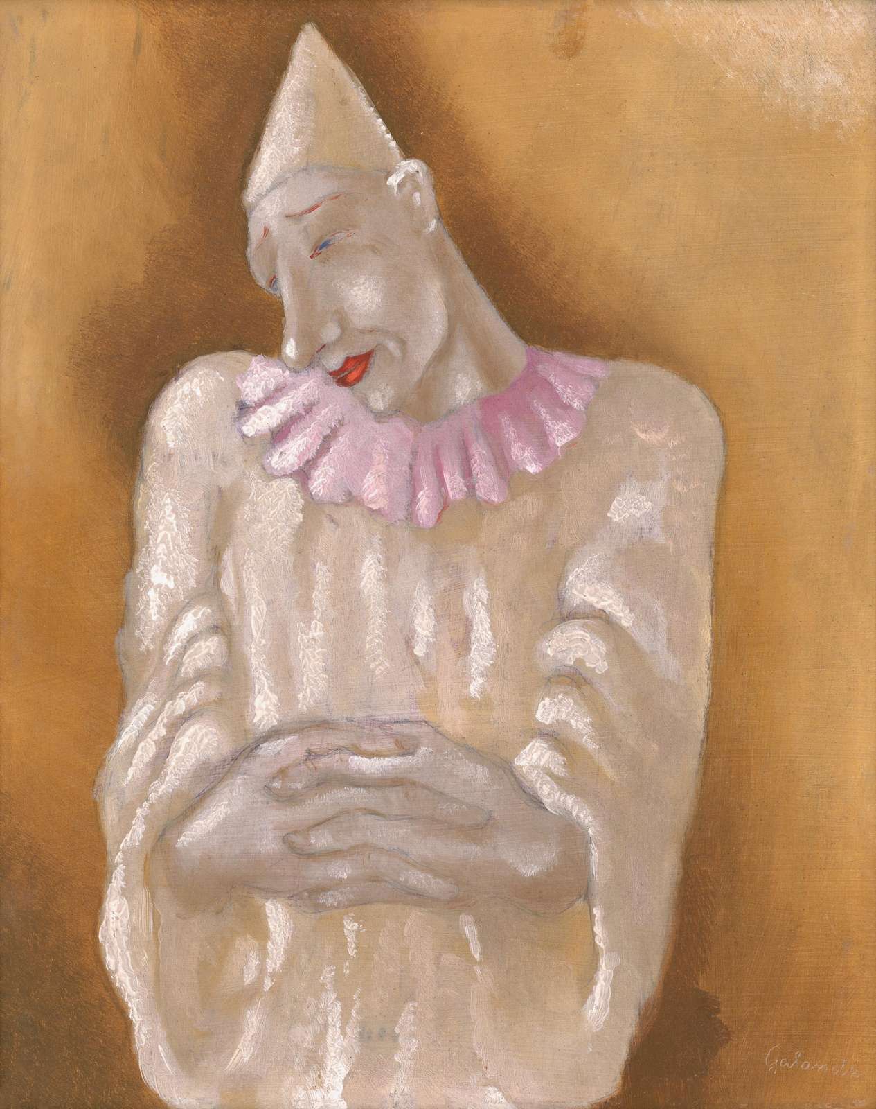 Melancholy Clown Portrait Fine Art Wall Art