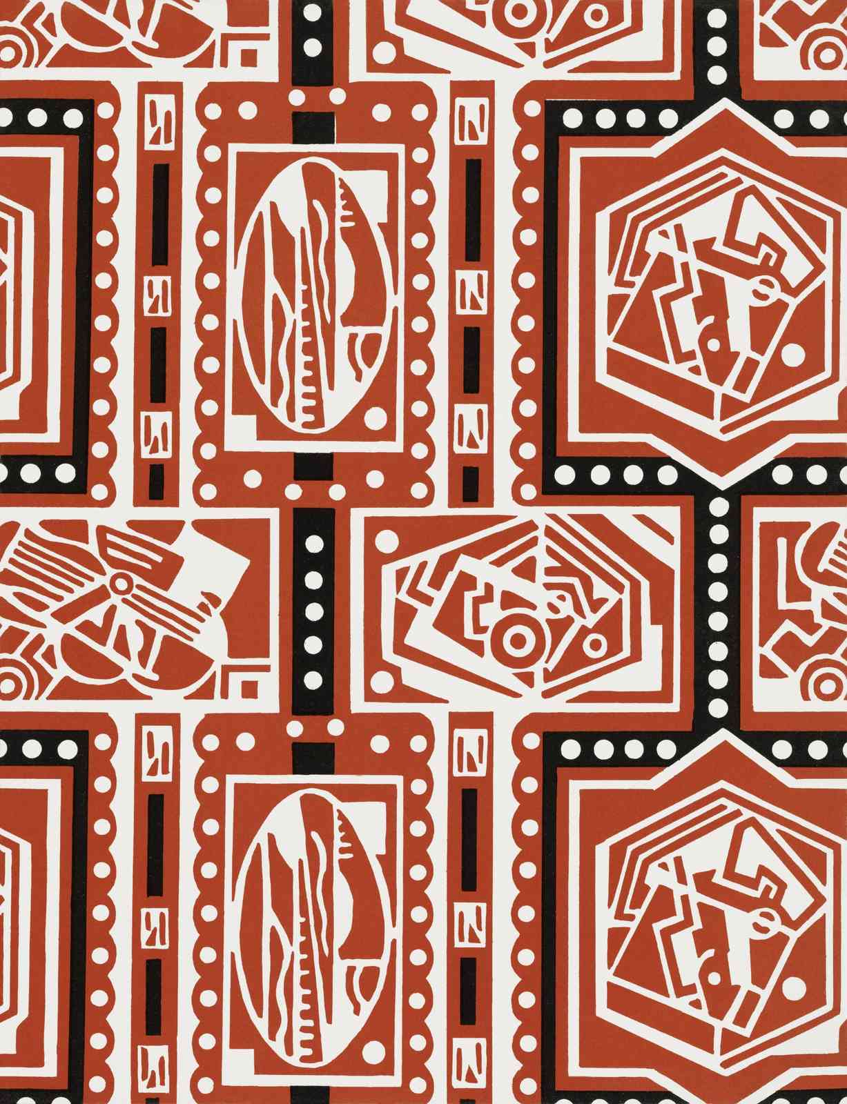 Geometric Mid-Century Modern Art Wall Art