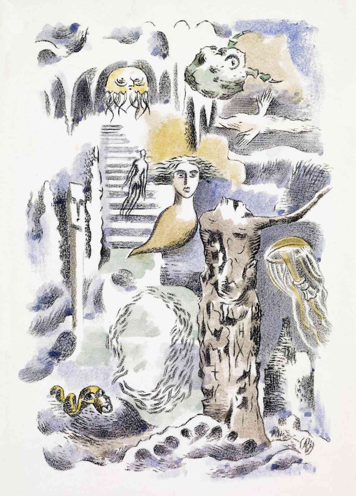 Surrealist Dreamscape Wall Art