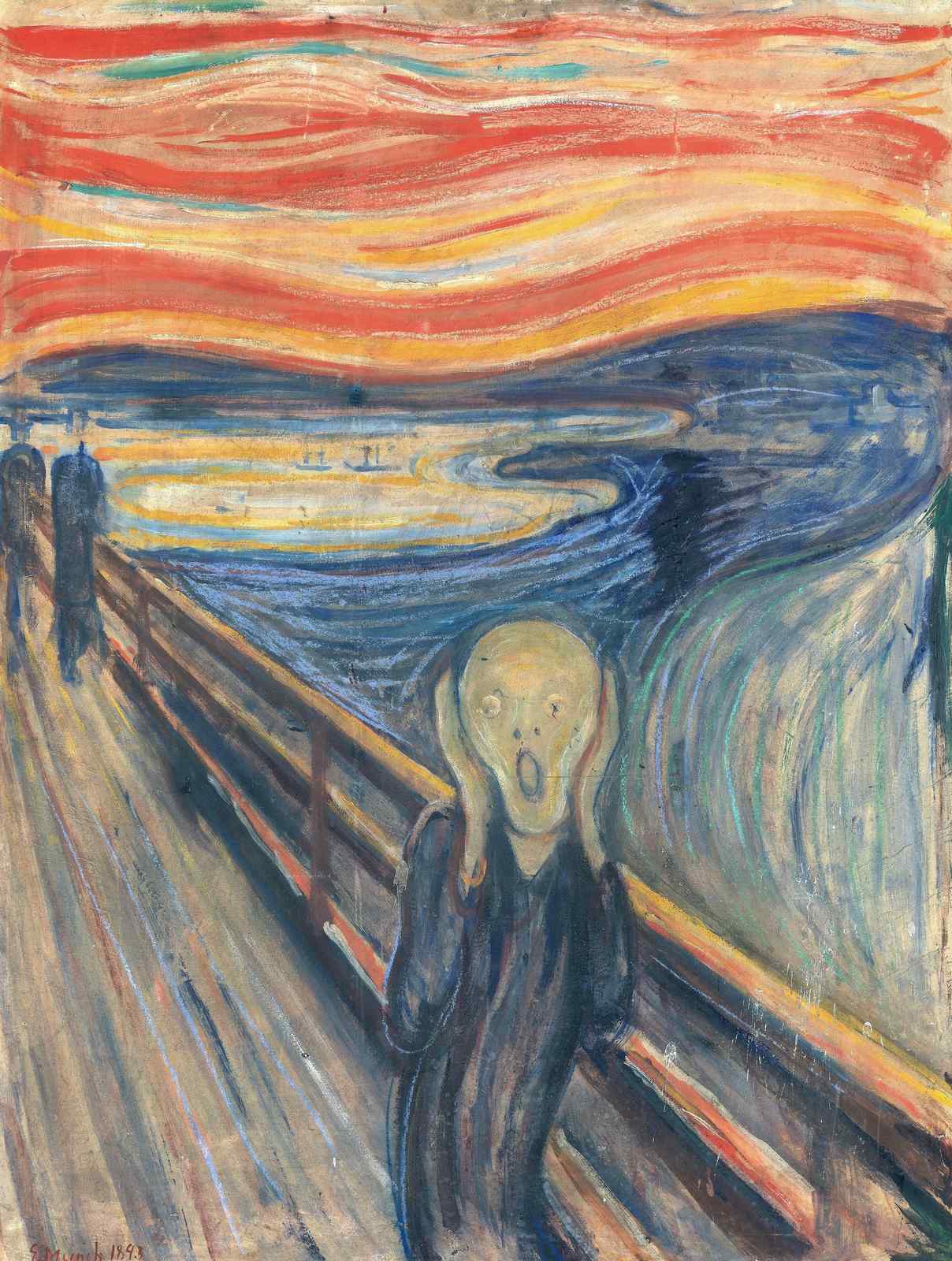 The Scream Edvard Munch Expressionist Wall Art