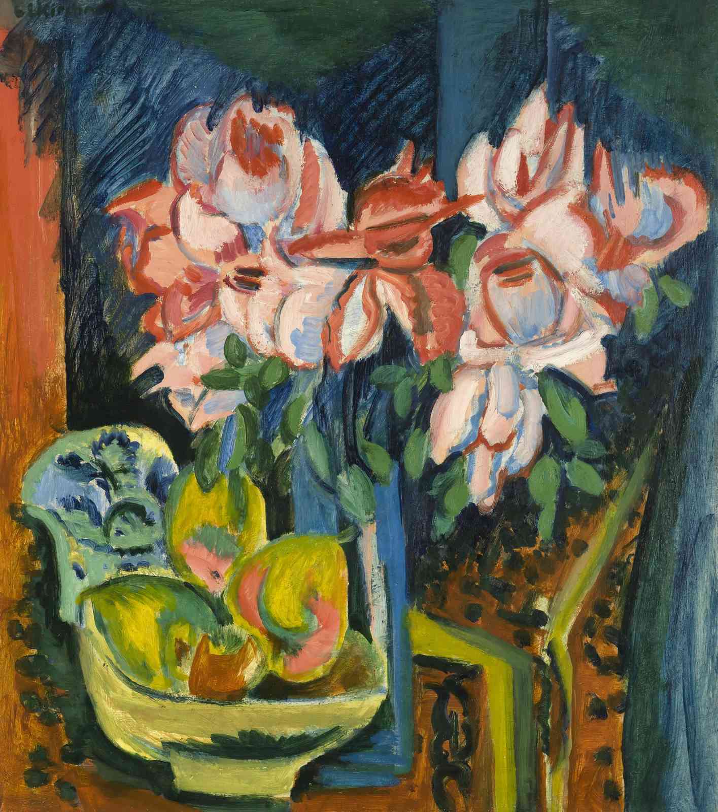 Vibrant Floral Still Life Wall Art