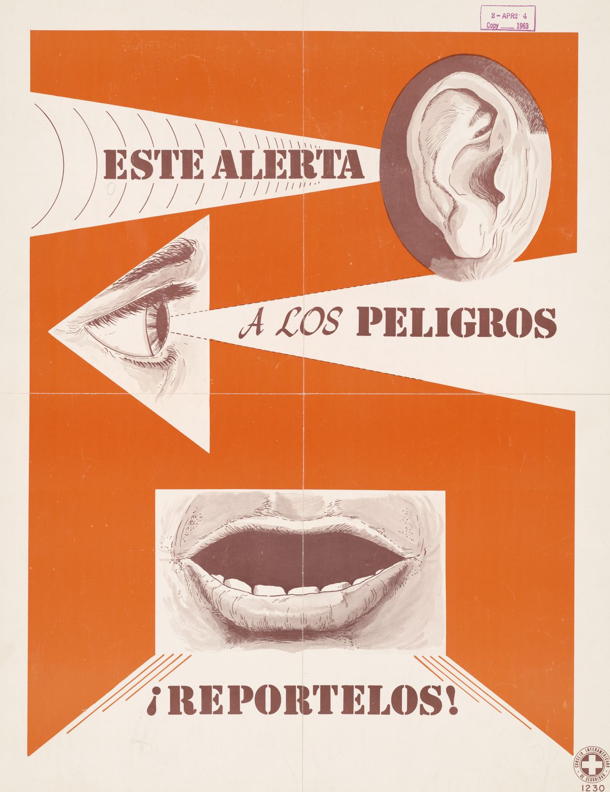 Vintage Alert Eye & Ear Wall Art
