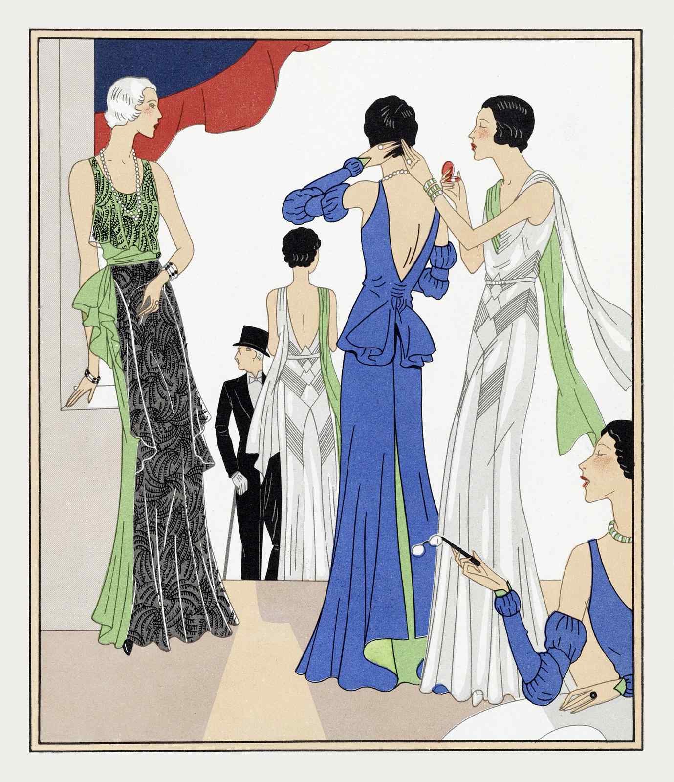 Art Deco Elegance Fashion Wall Art