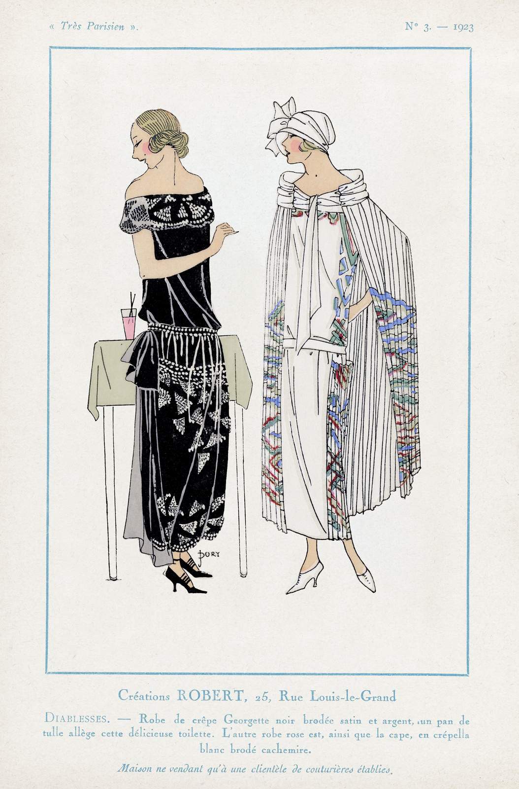 Vintage Parisian Fashion Art Wall Art
