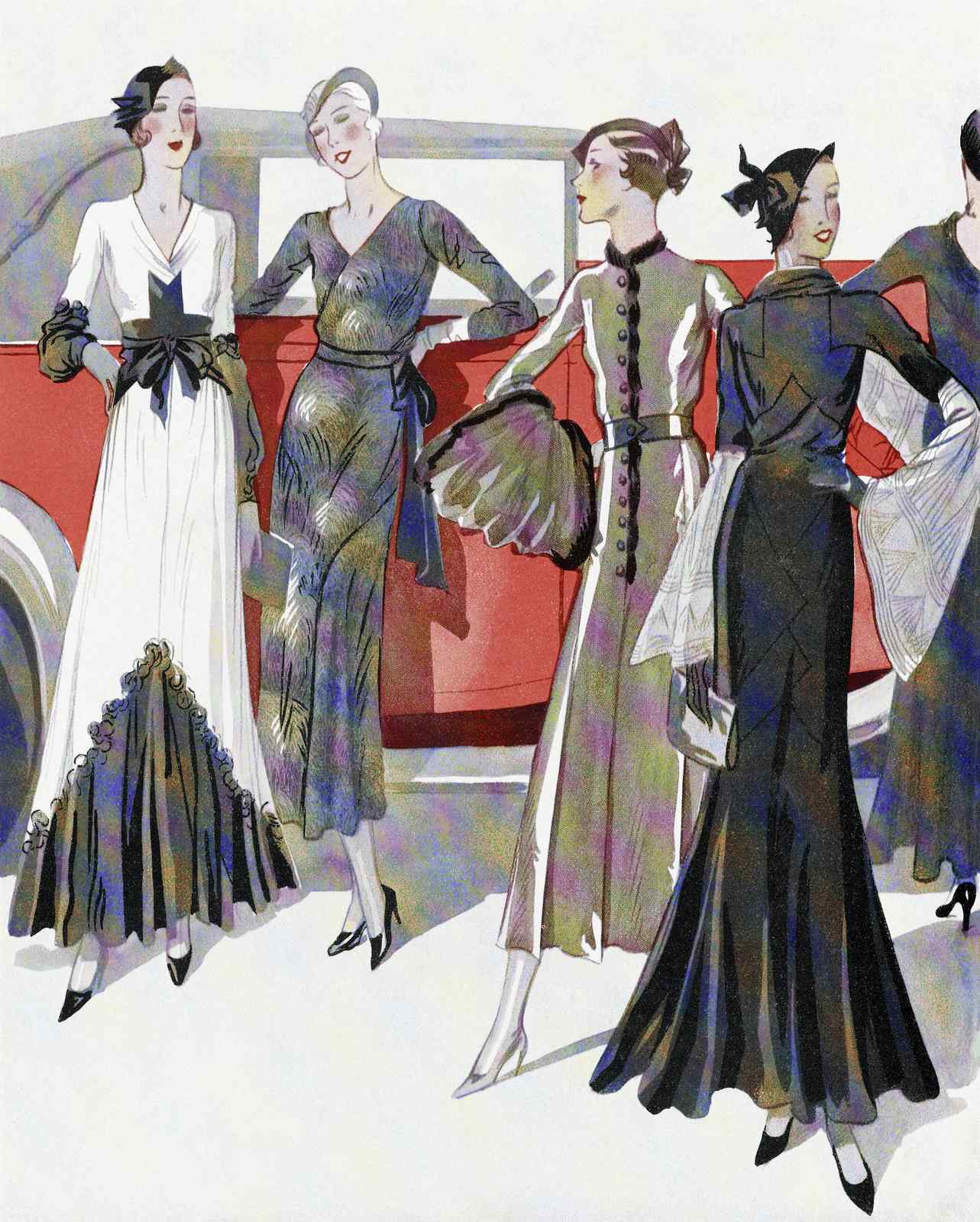Vintage Fashion Elegance Wall Art