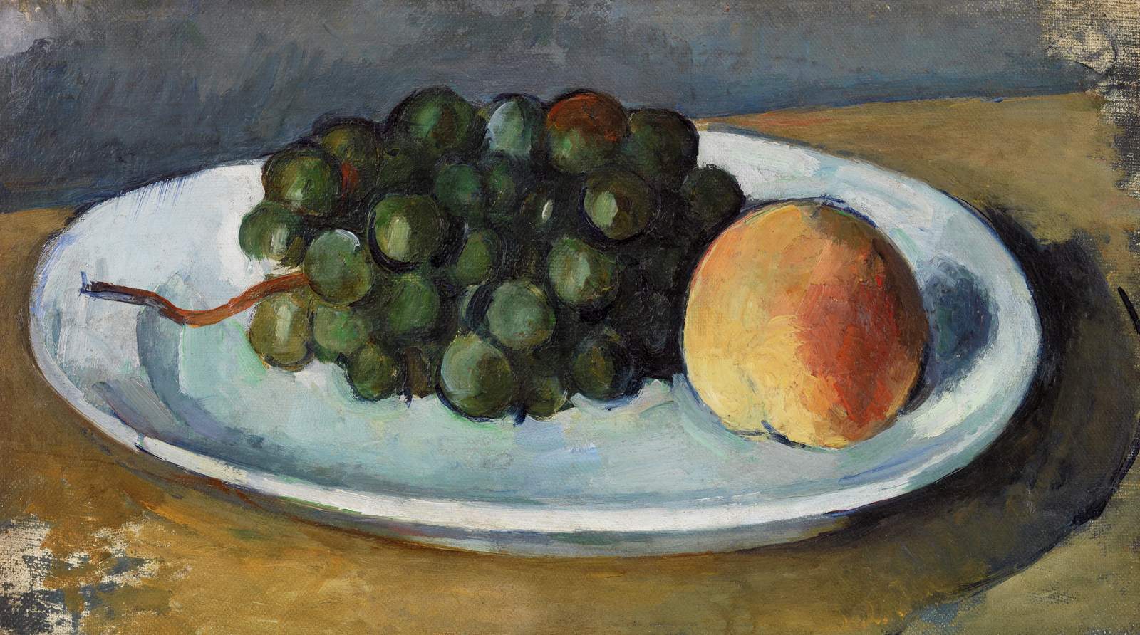Grapes and Peach Still Life Wall Art