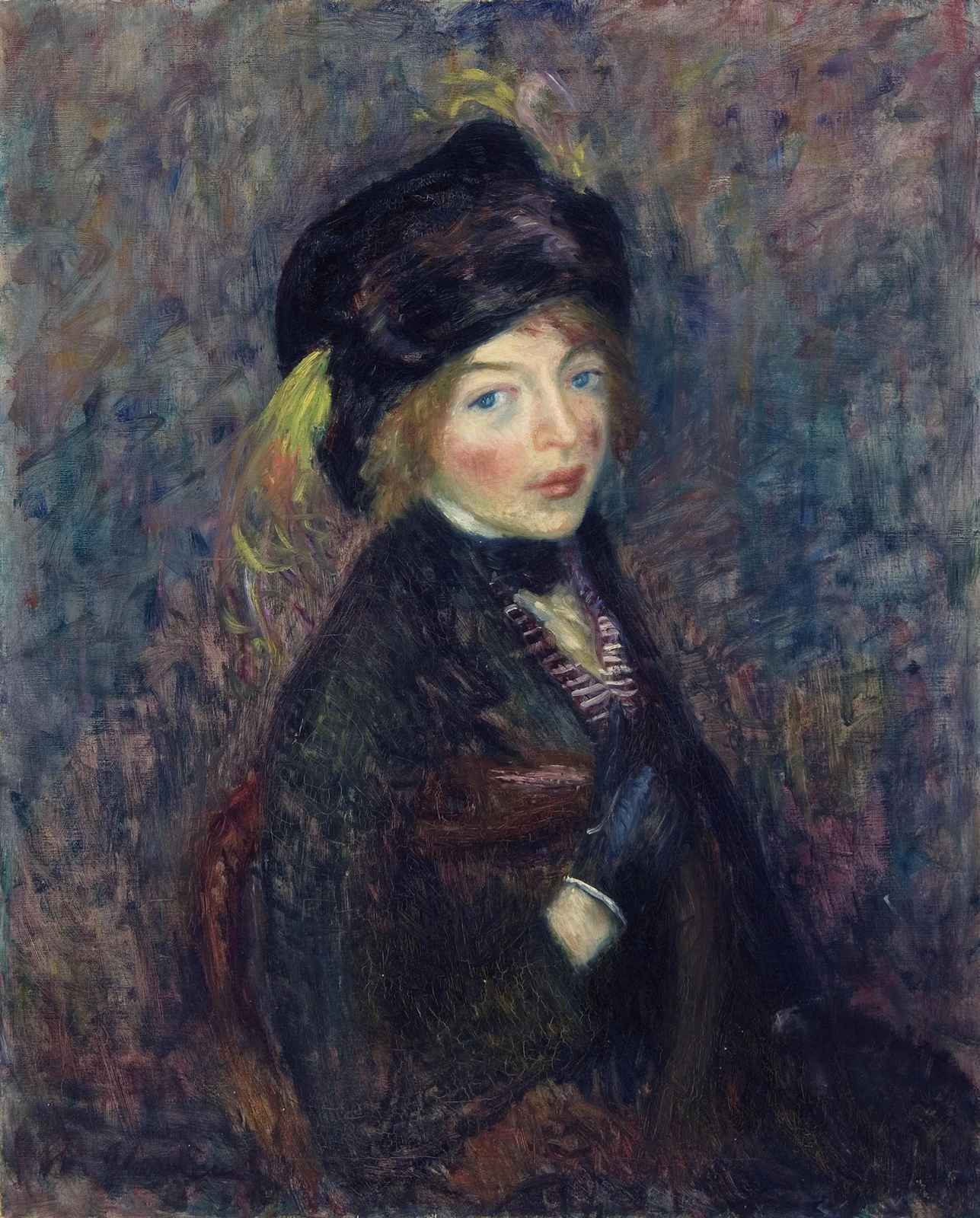 Impressionist Portrait of a Woman Wall Art