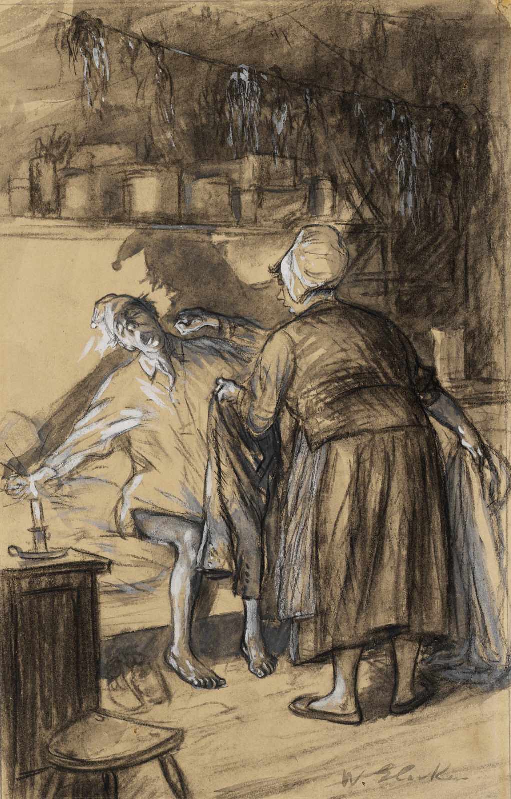 Dramatic Figure Study Wall Art