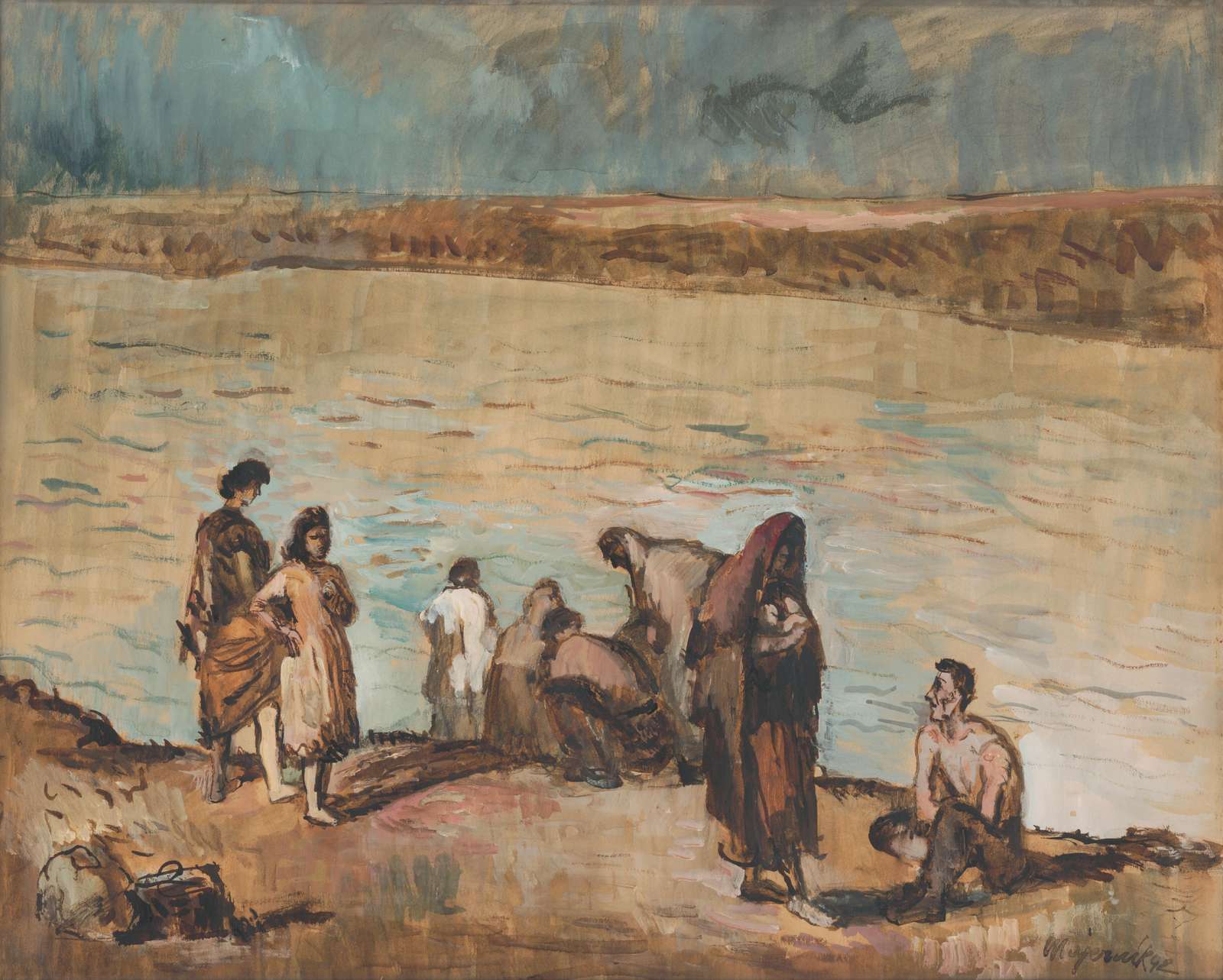 Evocative Coastal Gathering Wall Art