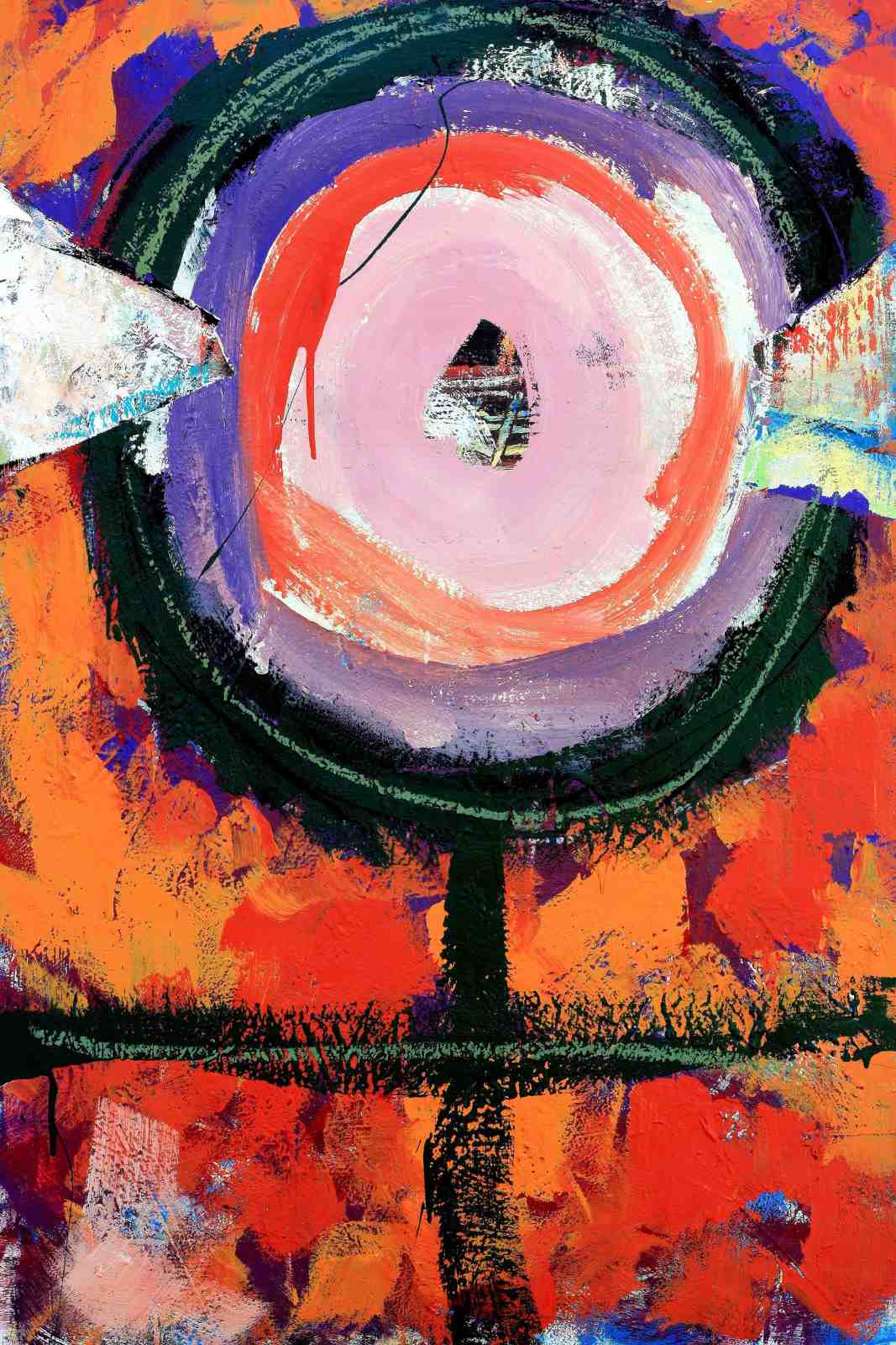 Vibrant Abstract Circle Wall Art