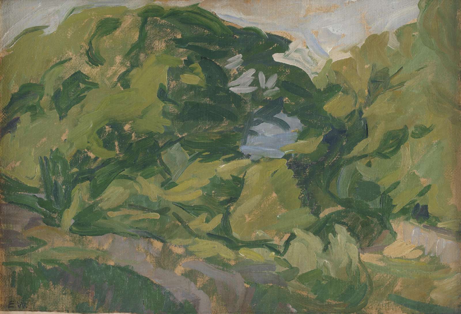 Verdant Grove Impressionist Landscape Wall Art