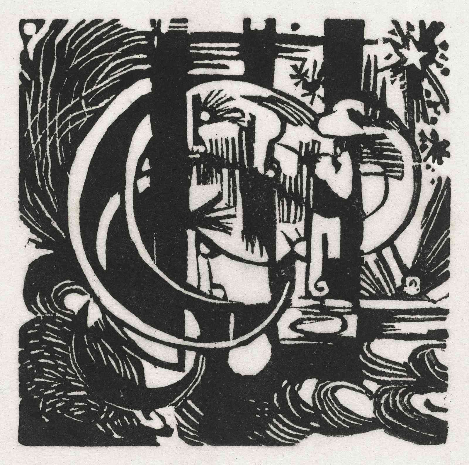 Abstract Black & White Modern Art Wall Art