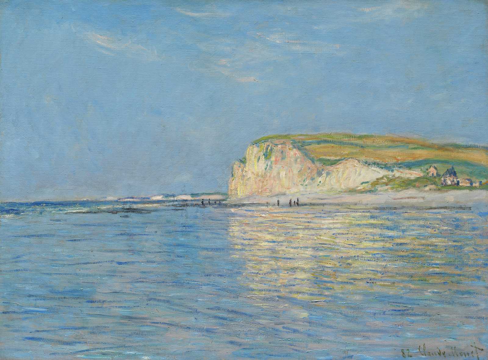 Coastal Cliffs & Sea Monet-Inspired Wall Art