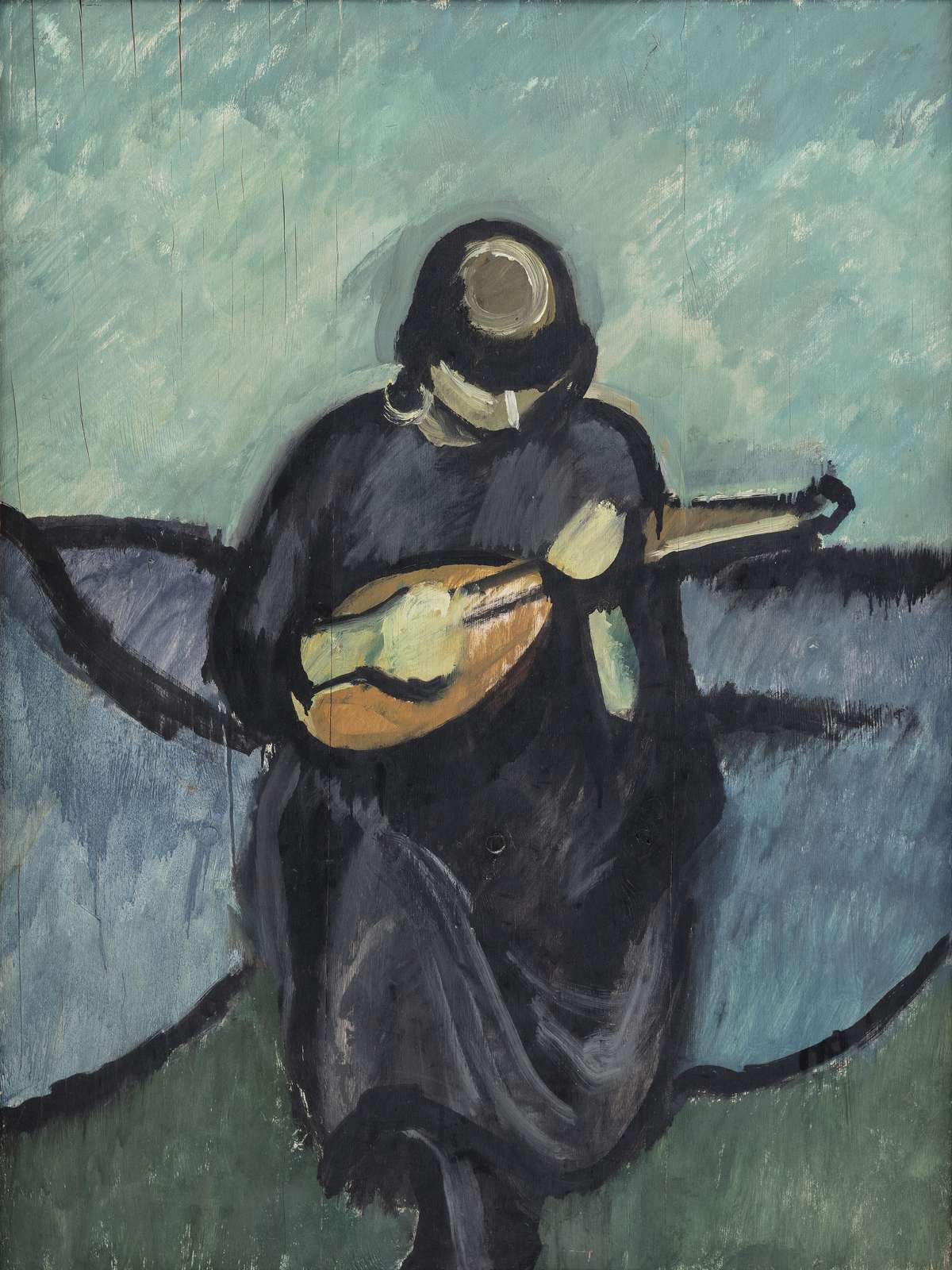 Musician Serenade Abstract Wall Art