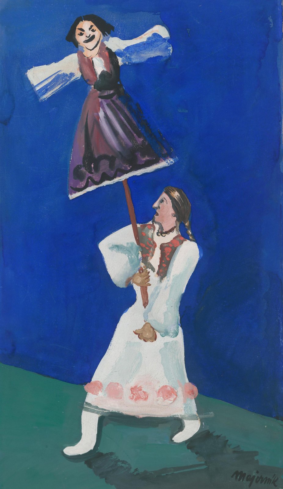 Folklore Puppet Performance Wall Art
