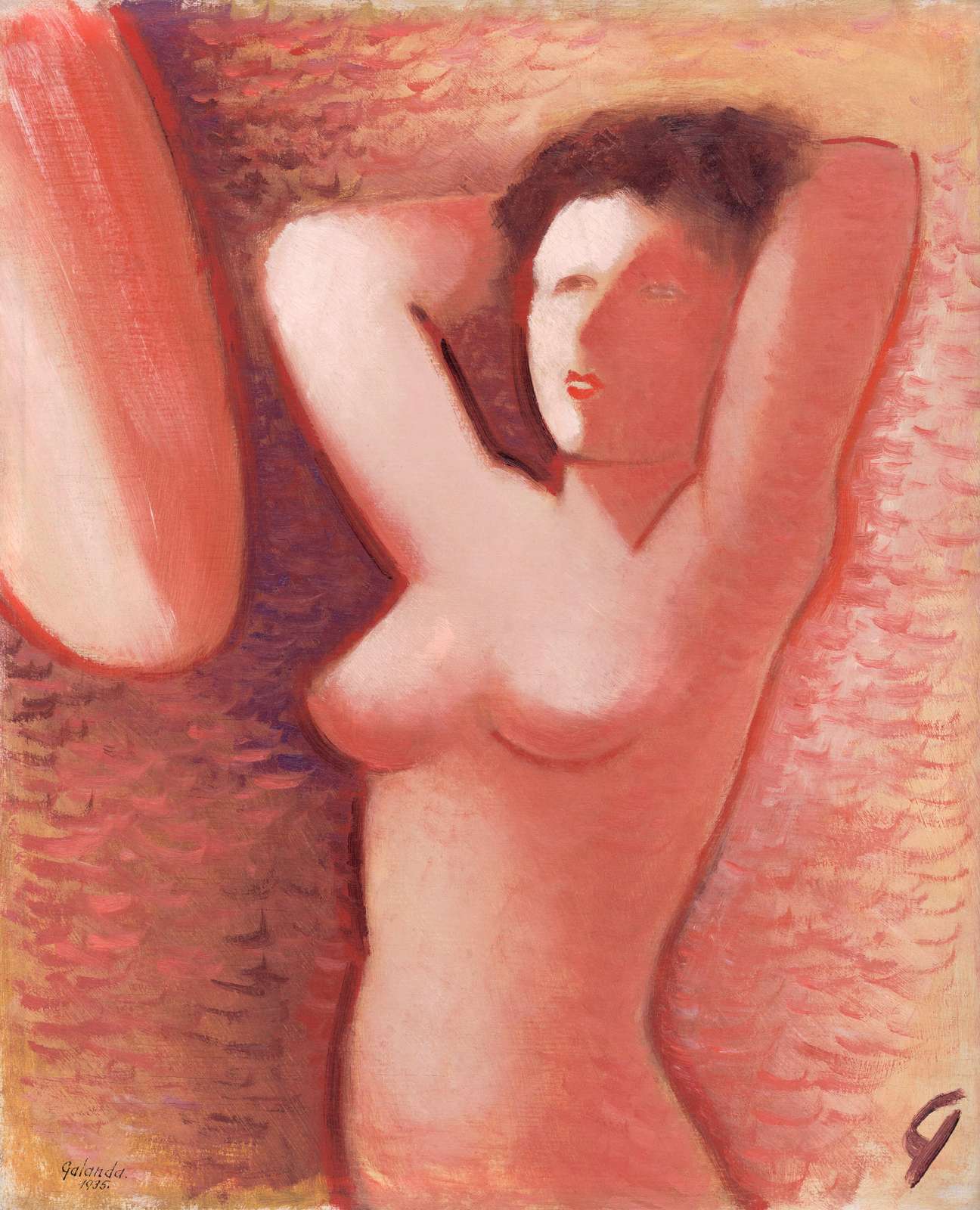 Emotive Nude Figure Art Wall Art