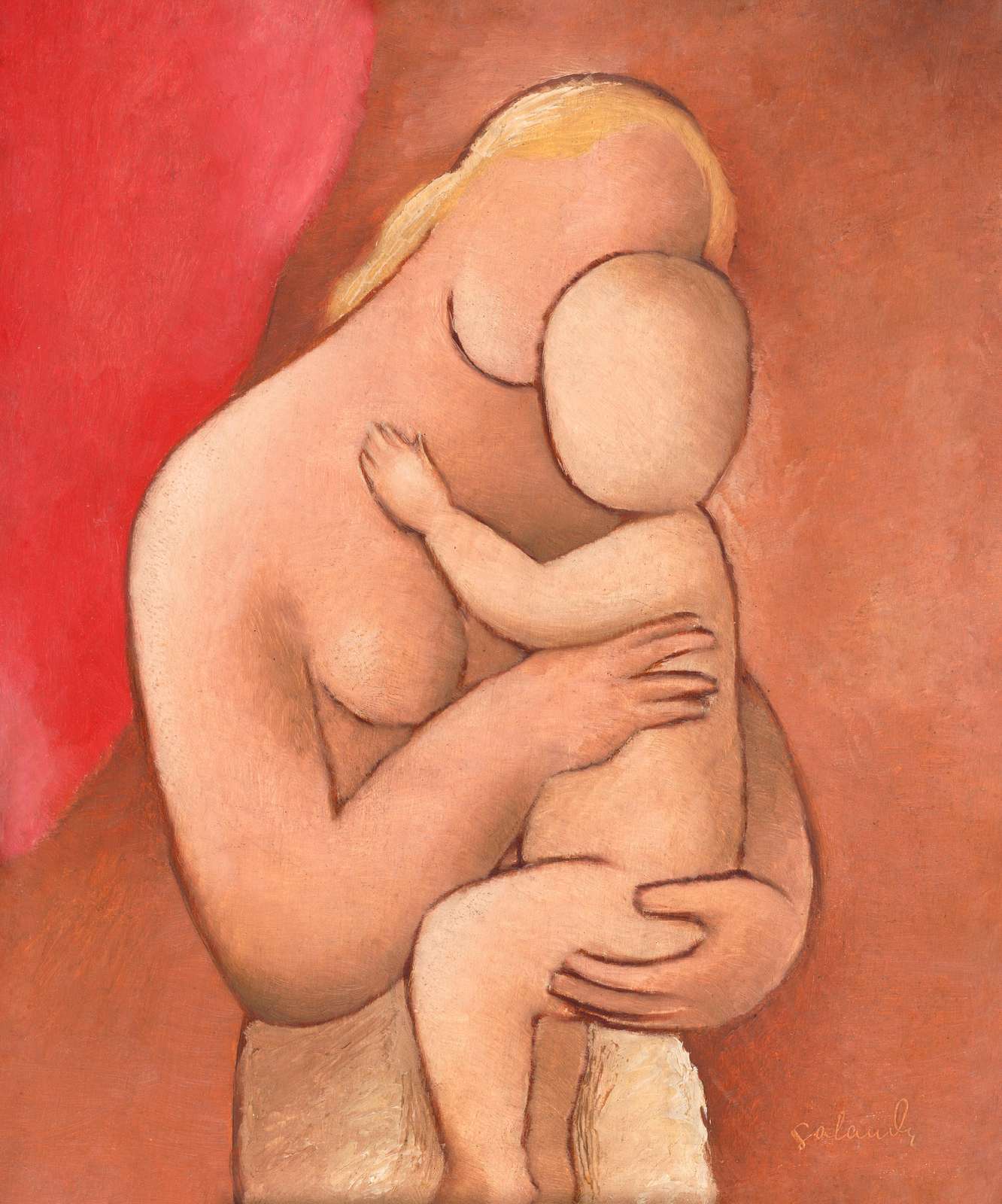 Timeless Embrace Mother and Child Wall Art