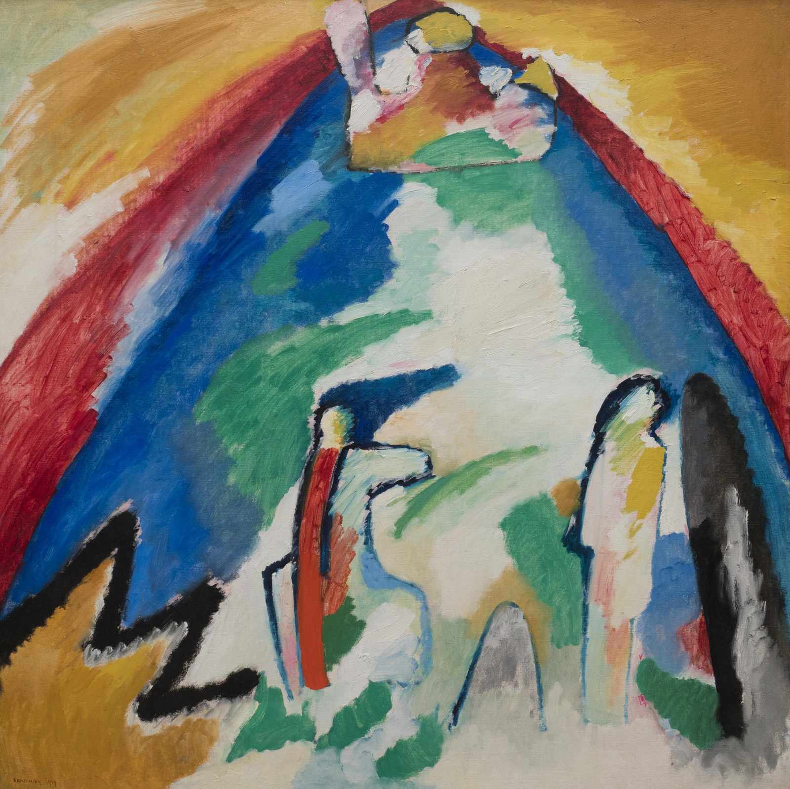 Vibrant Abstract Figures Wall Art