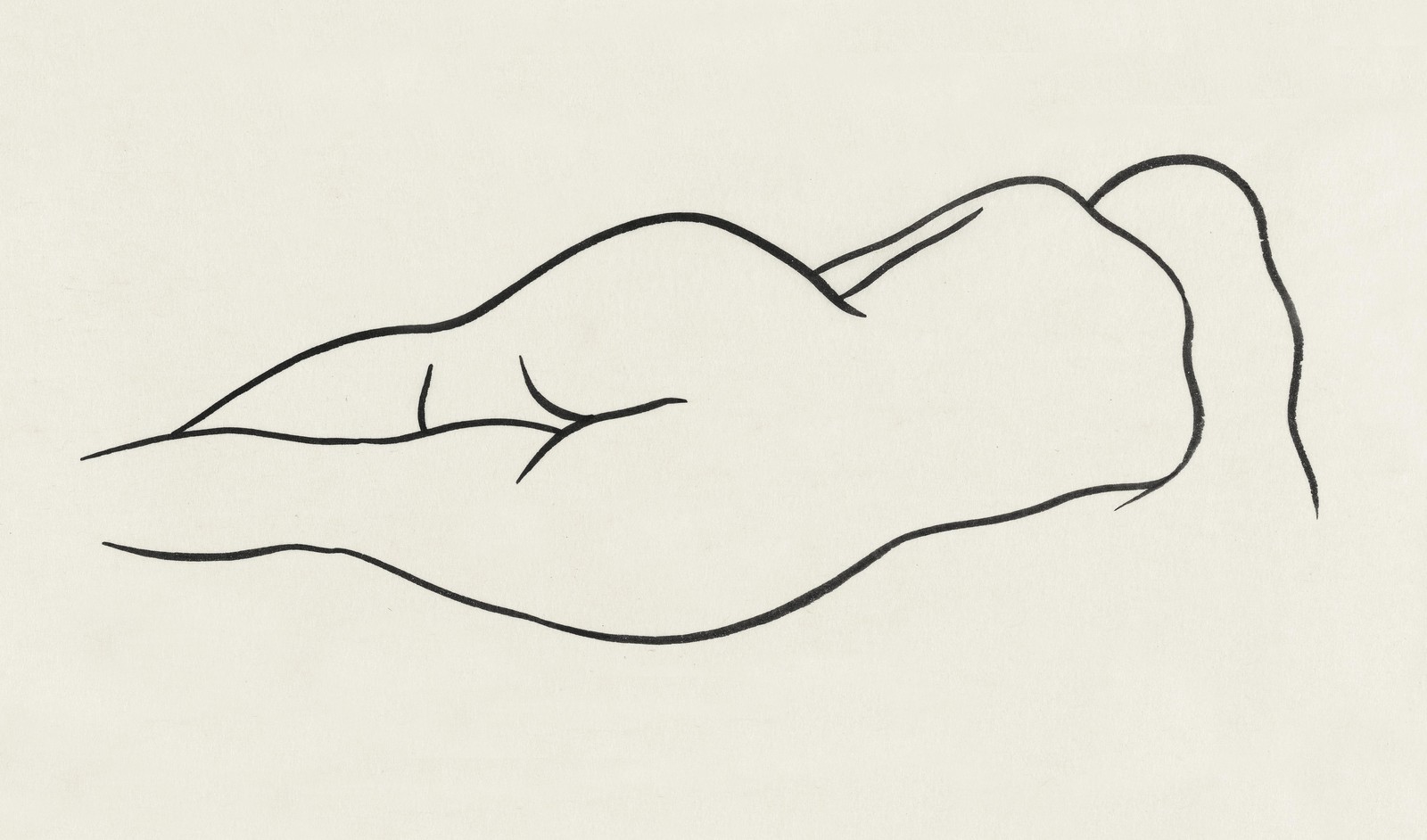 Abstract Nude Line Art Wall Art