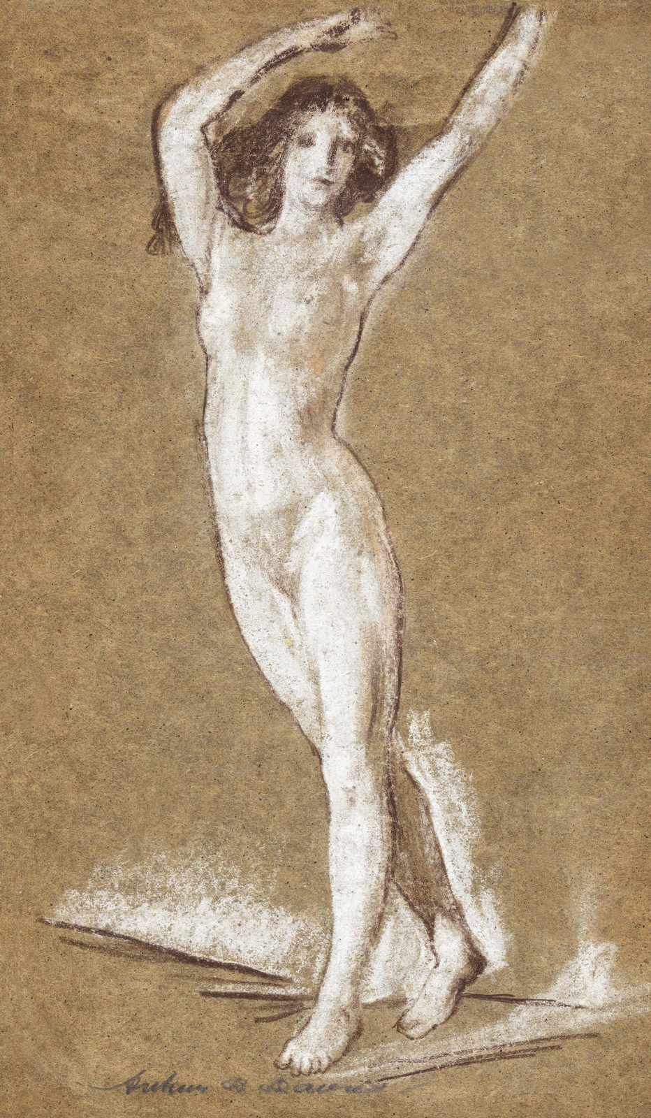 Elegant Nude Dancer Wall Art | Fine Art Wall Decor