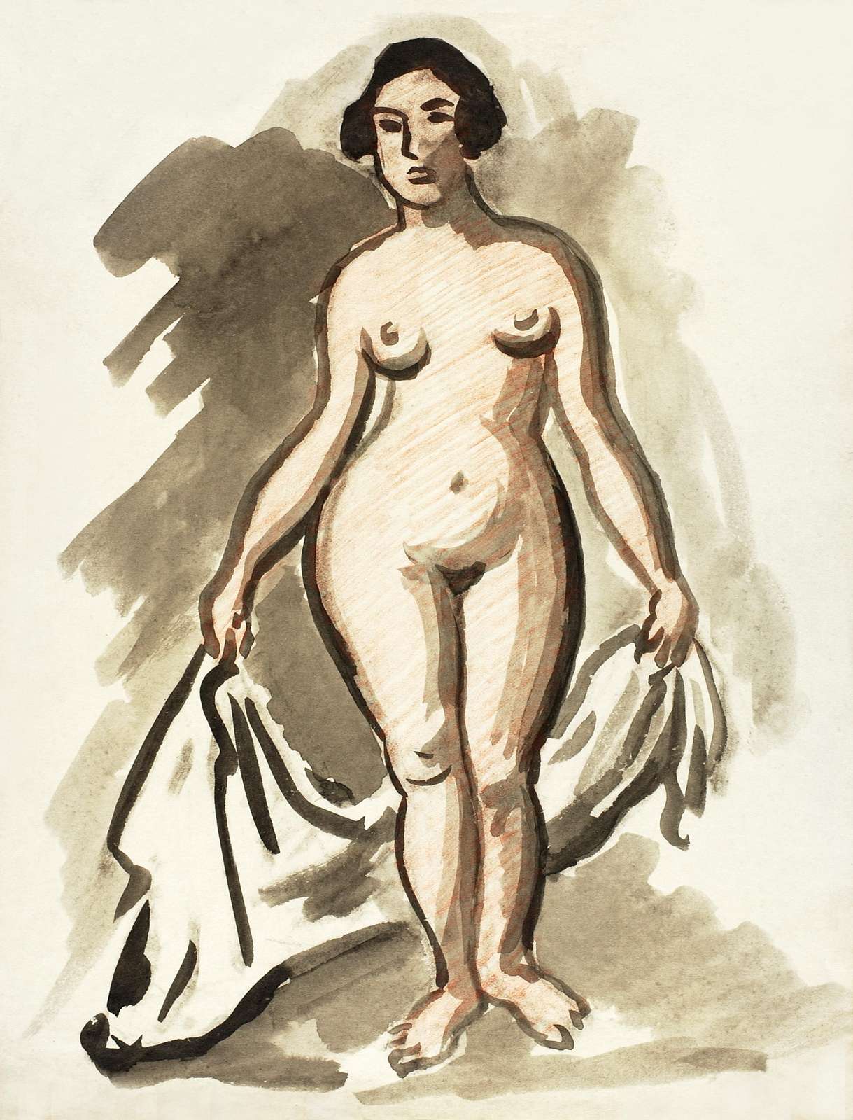 Elegant Nude Woman Wall Art | Fine Art, Home Decor