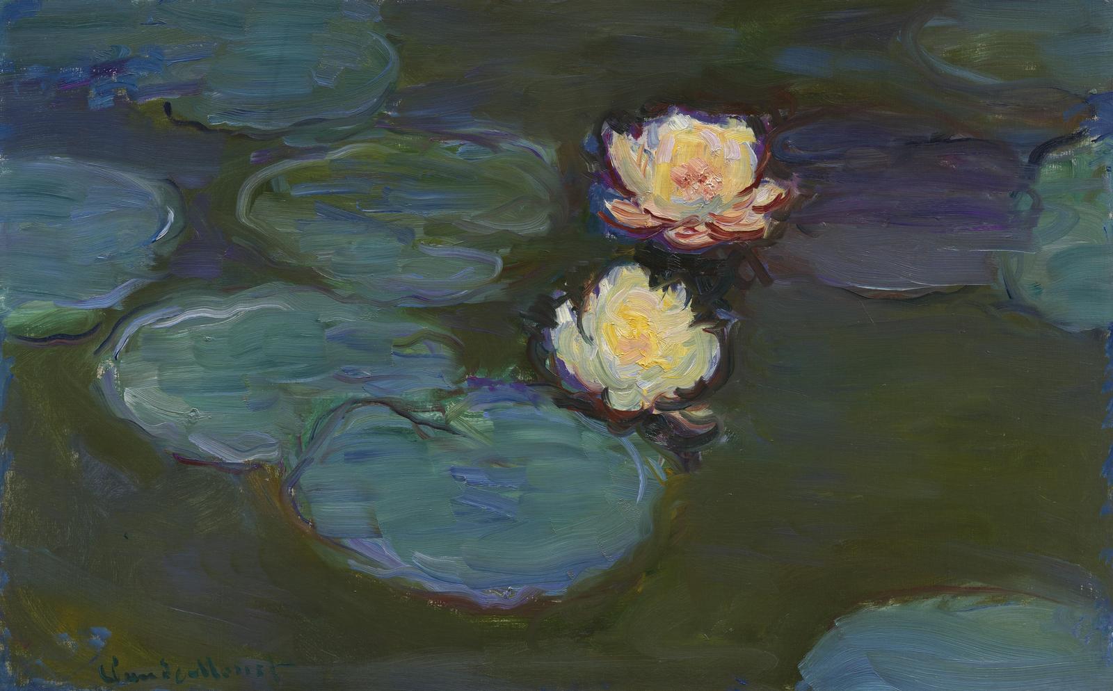 Monet Water Lilies Serenity Wall Art