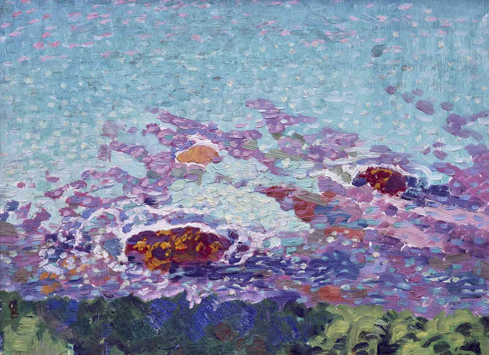 Abstract Sky & Water Wall Art