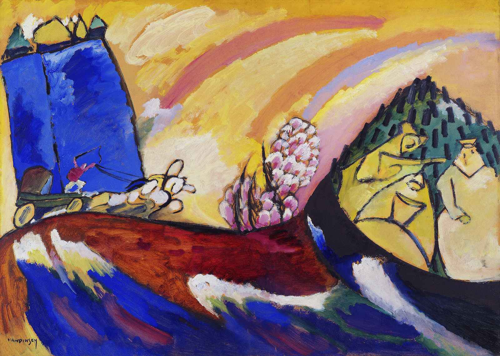 Kandinsky Inspired Abstract Wall Art