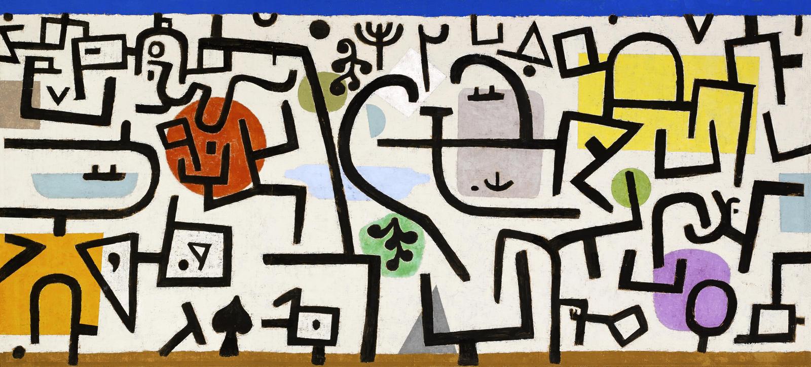 Abstract Playful Geometric Wall Art