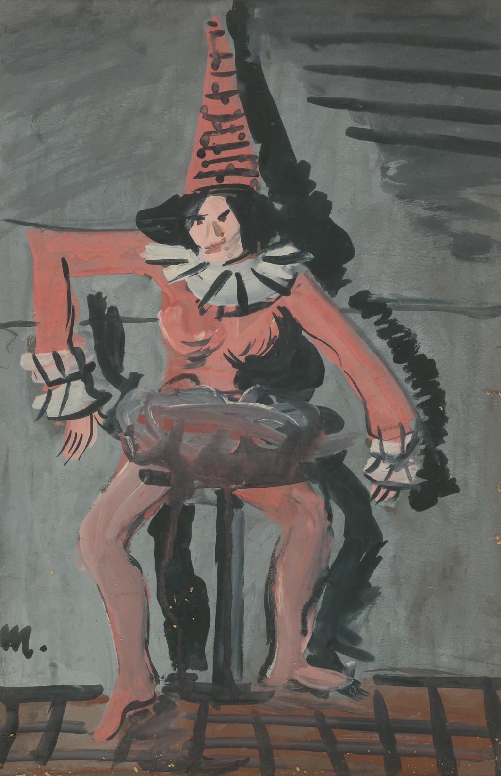 Bohemian Circus Performer Wall Art