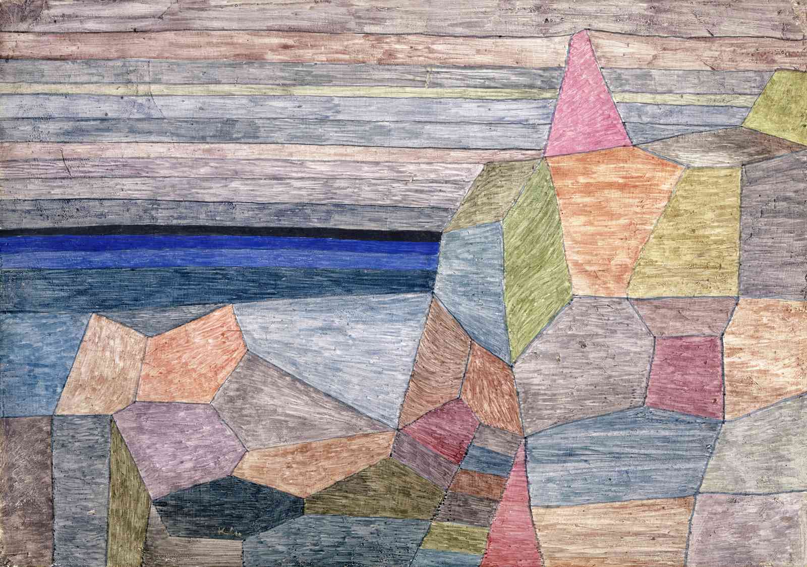 Geometric Landscape Art Wall Art