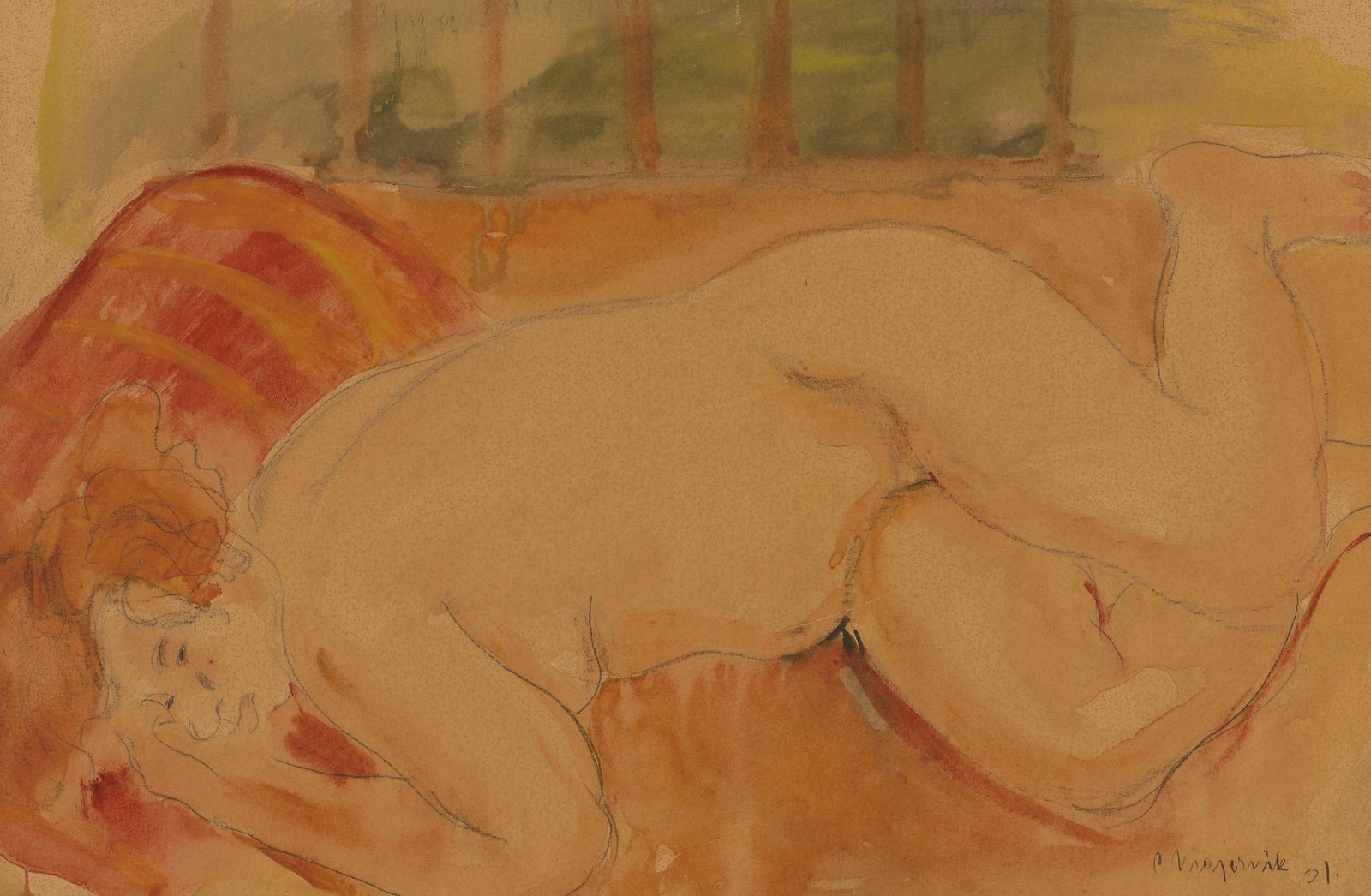 Timeless Figure Study Warm Tones Wall Art