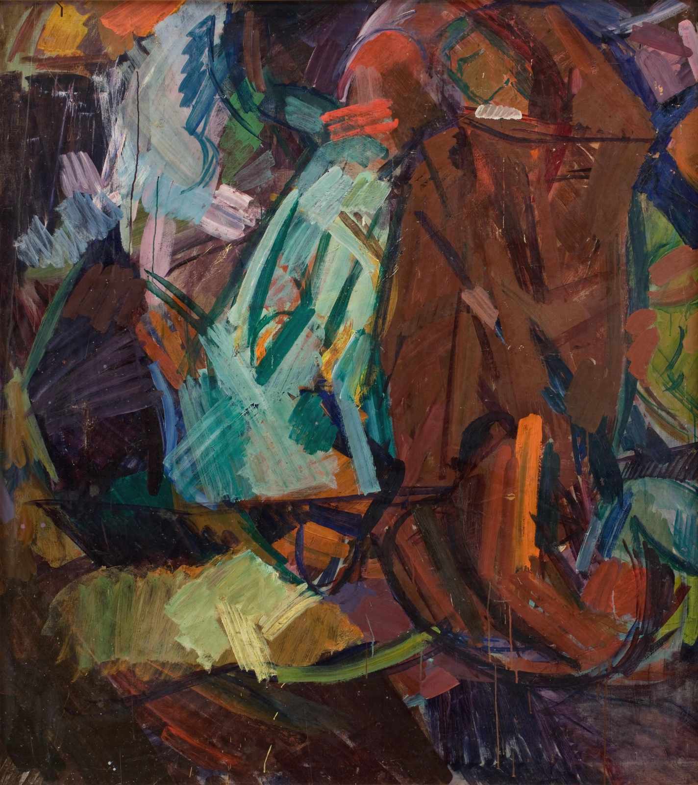 Vibrant Abstract Expressionism Wall Art