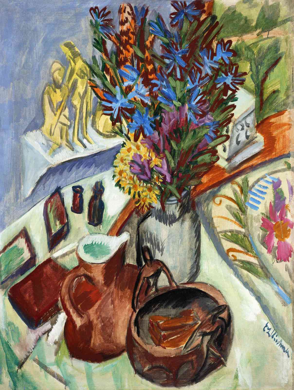 Vibrant Still Life Floral Wall Art
