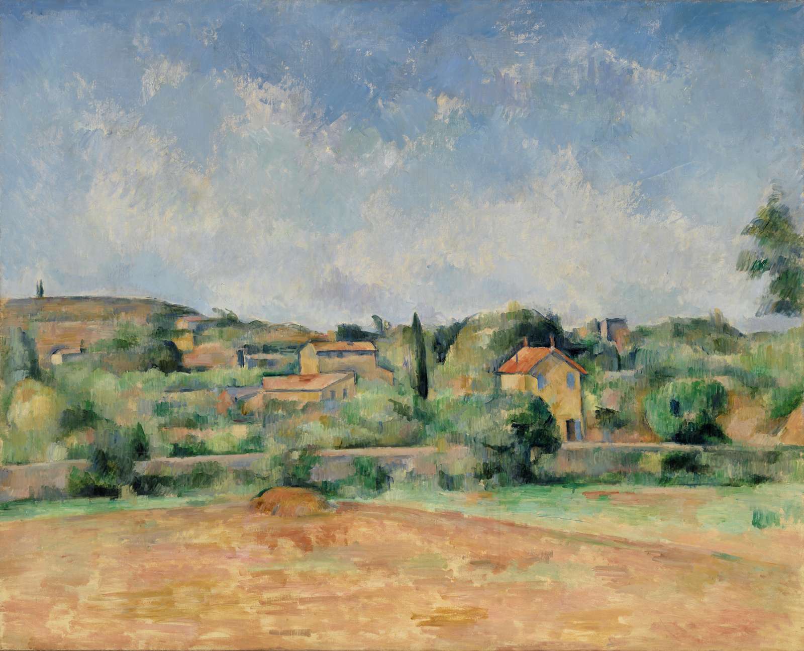 Provence Village Landscape Impressionist Wall Art