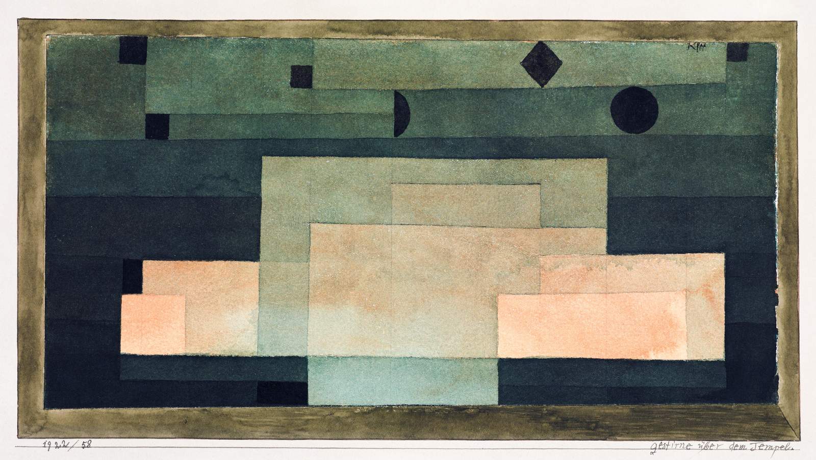 Abstract Geometric Garden Wall Art