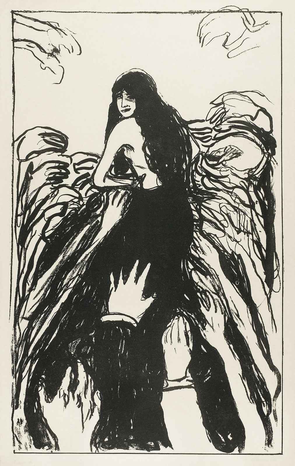 Haunting Beauty Figure Art Wall Art