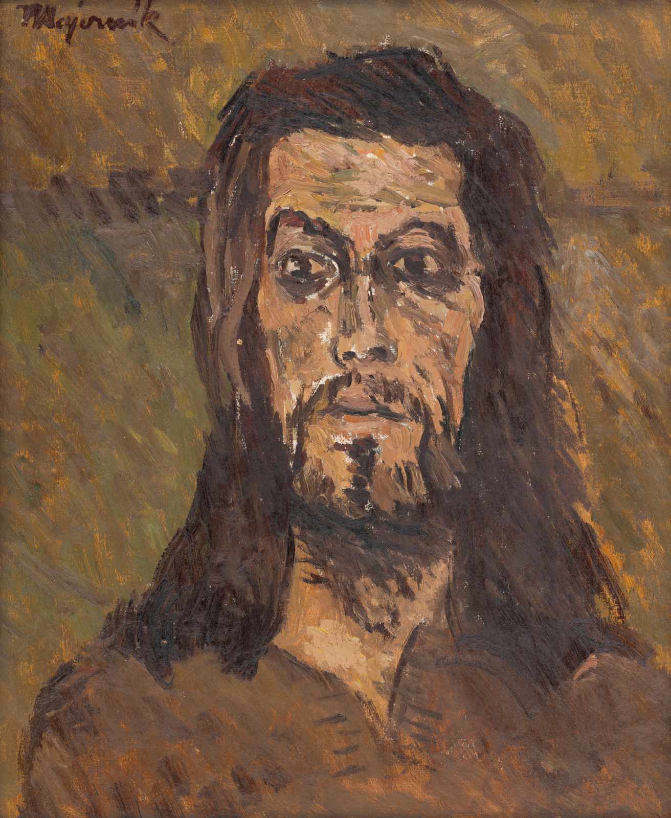 Intense Portrait of a Man Wall Art