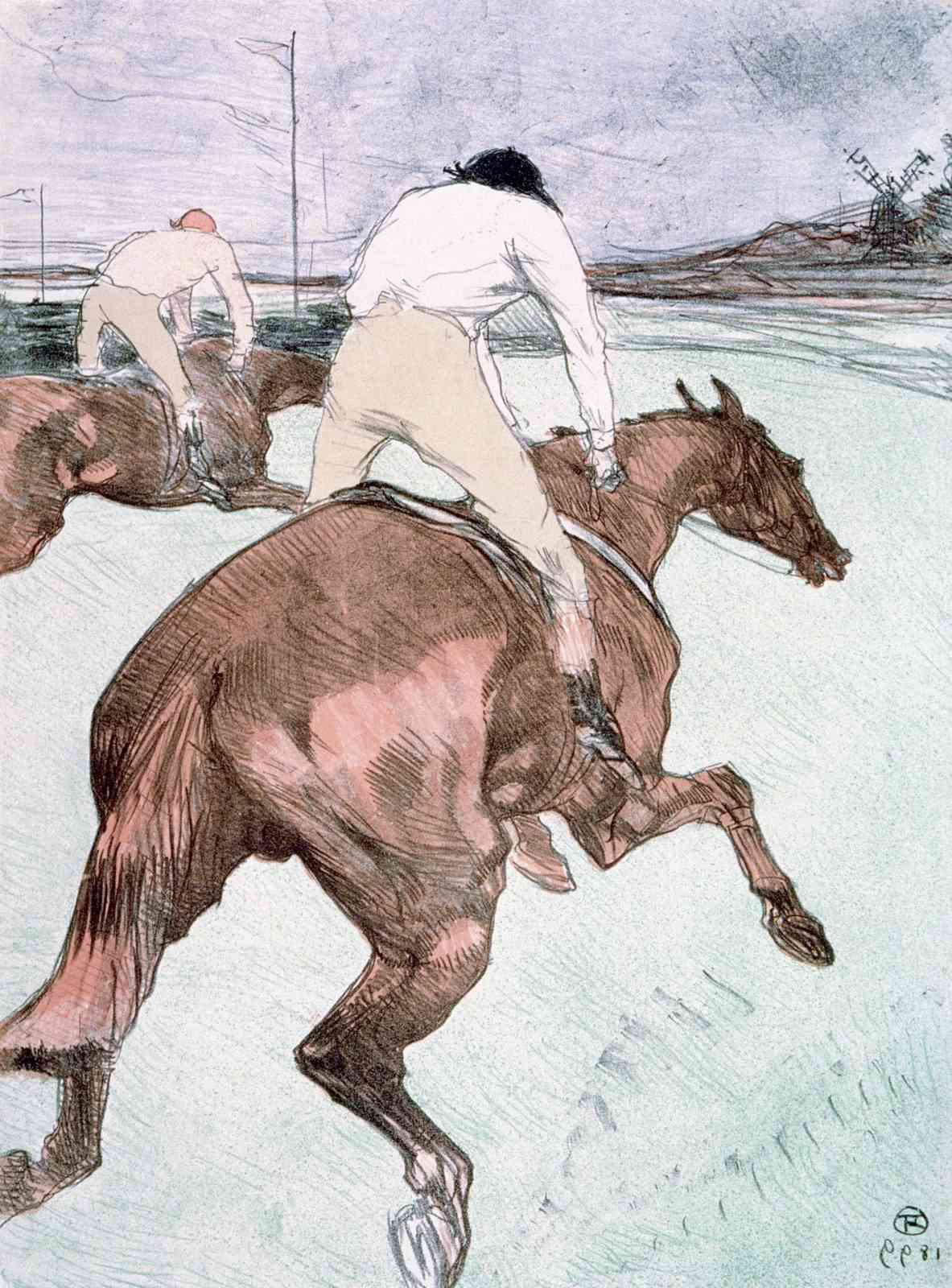 Jockeys Racing Horse Wall Art