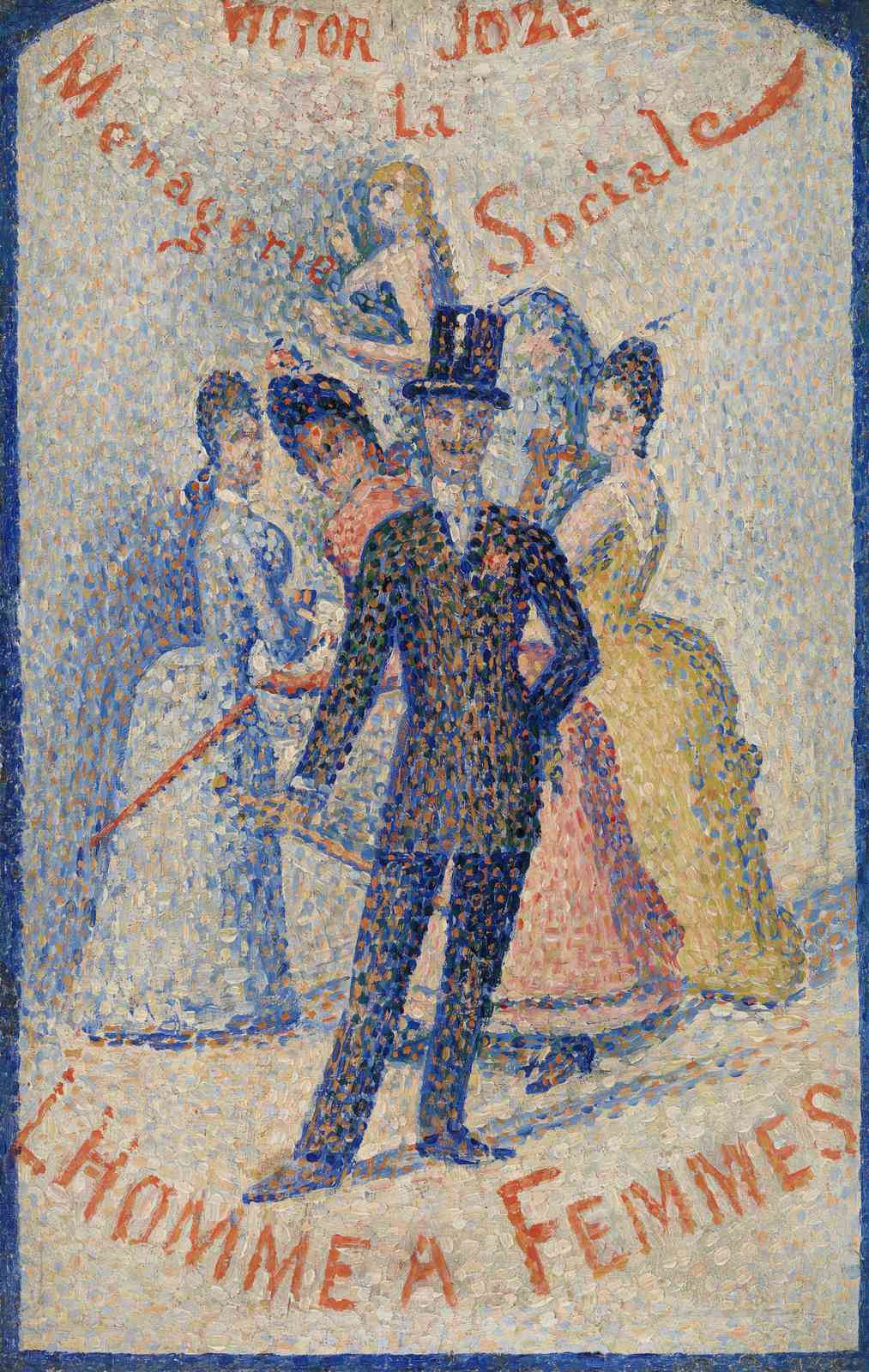 La Menagerie Sociale Man Woman Wall Art