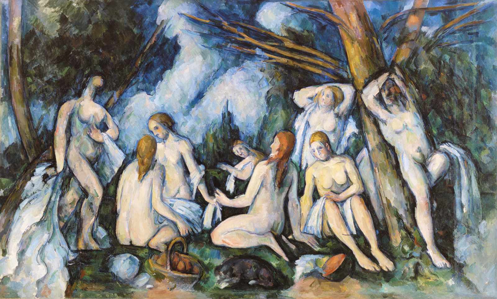 Bathers in the Woods Classic Art Wall Art