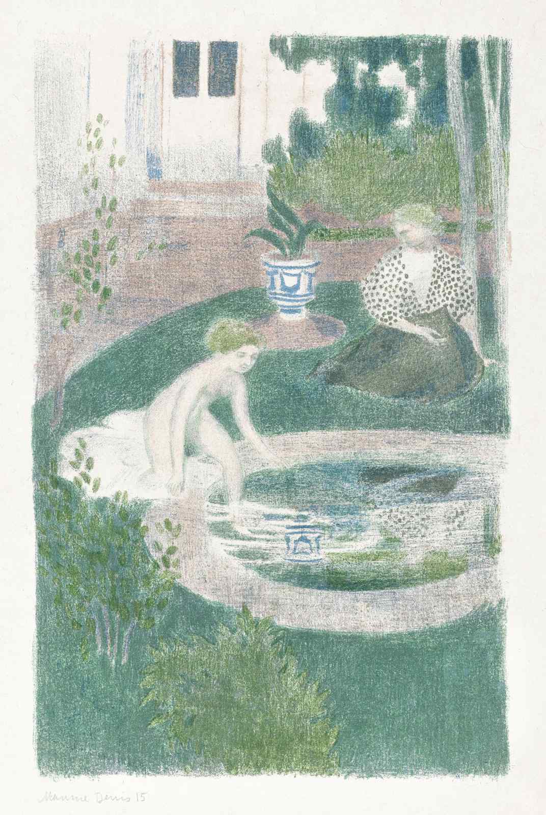 Serene Garden Bath Wall Art