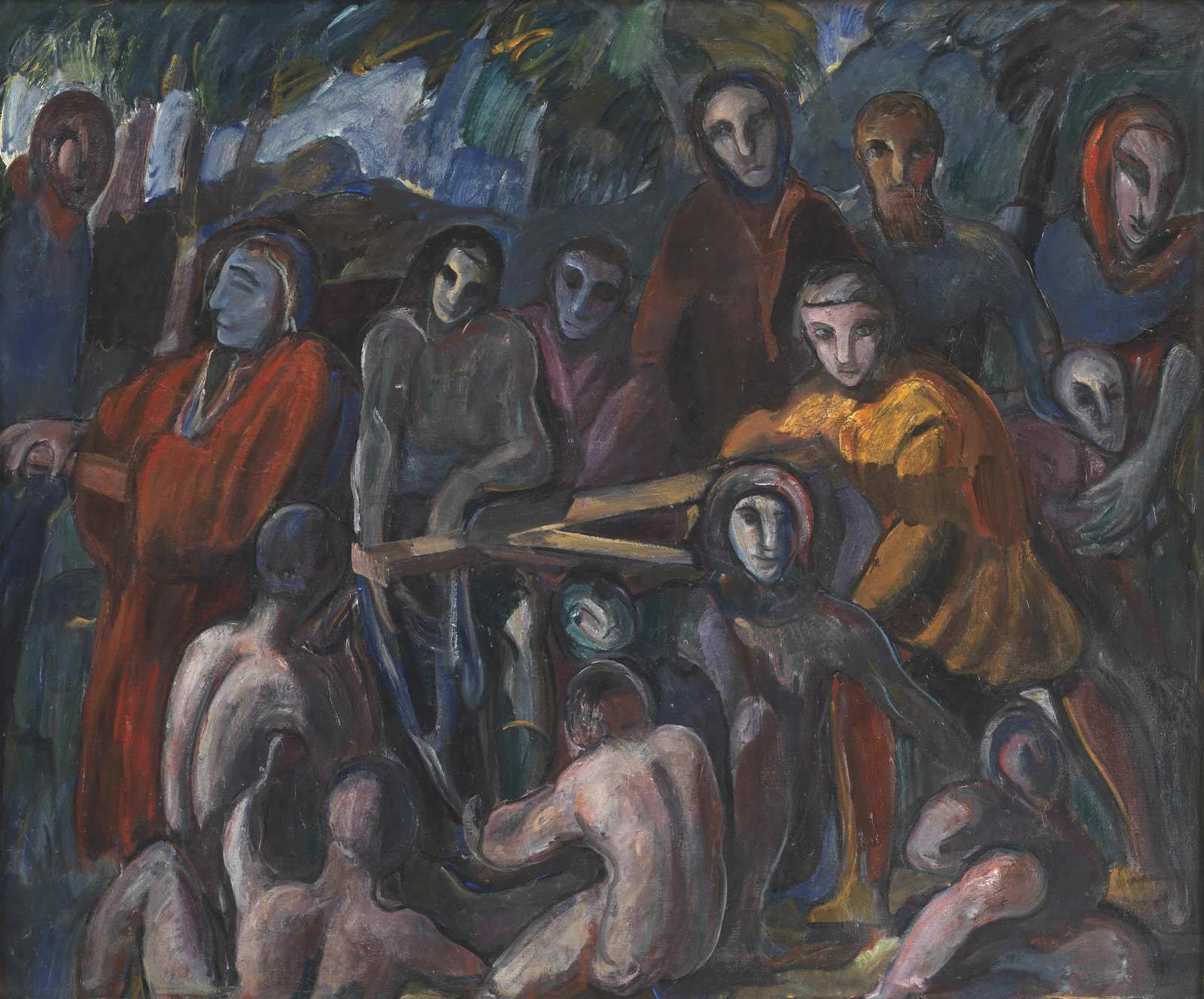 Expressive Figurative Group Wall Art