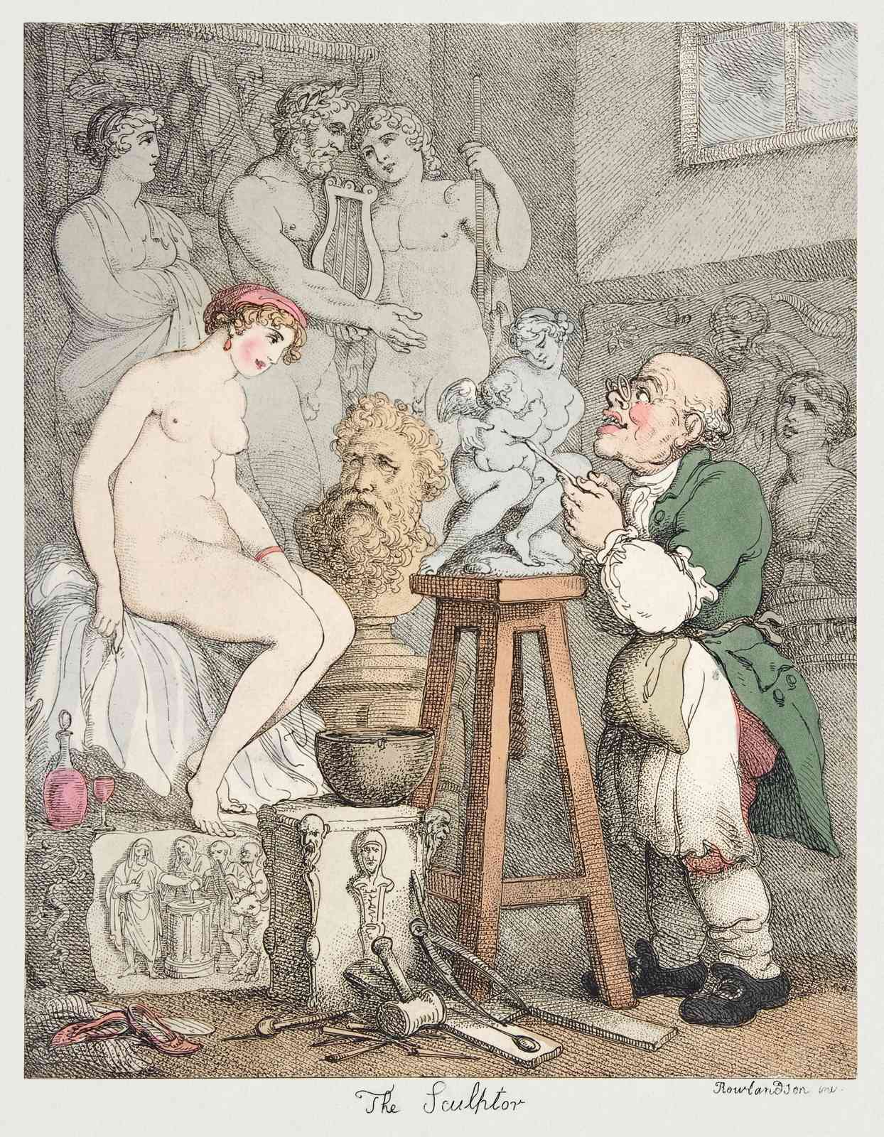 The Sculptor Vintage Art Wall Art