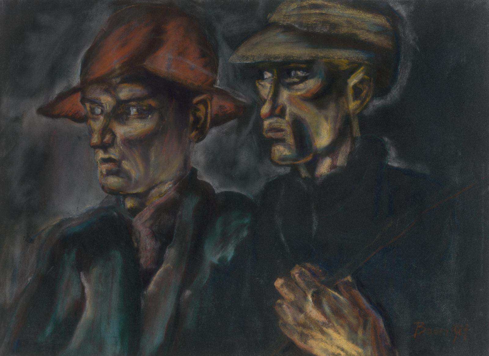 Intense Duo Portrait Wall Art