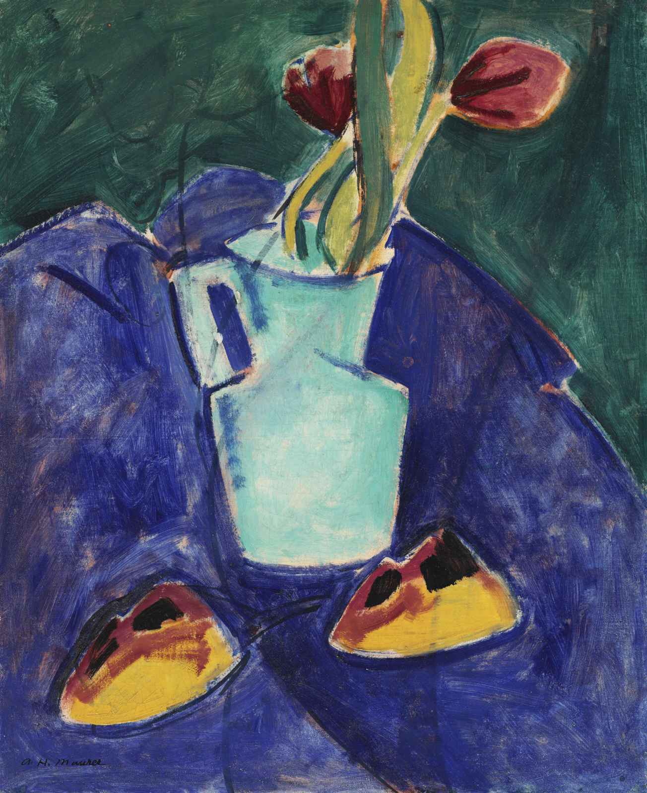 Vibrant Still Life Tulips Wall Art