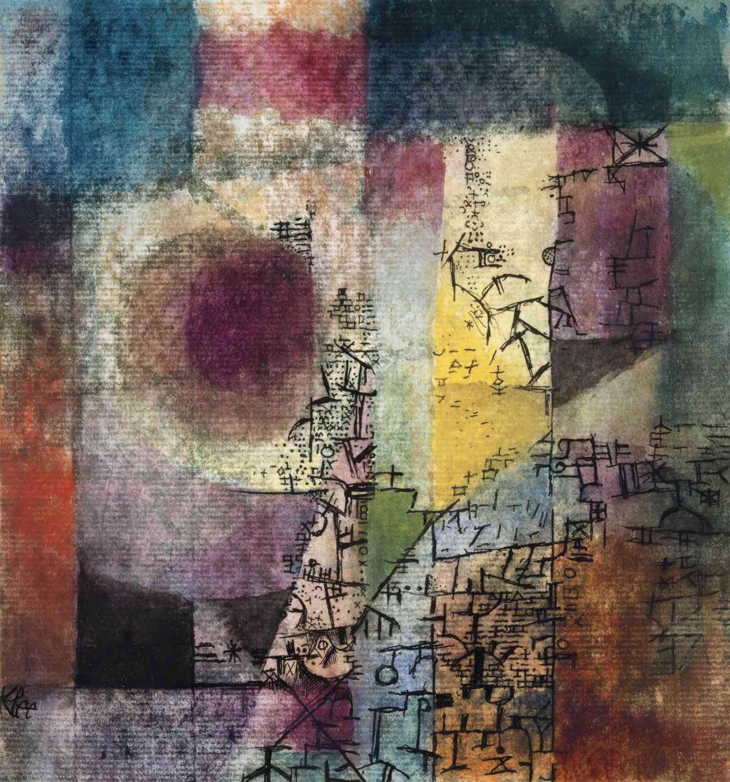 Abstract Geometric Collage Wall Art