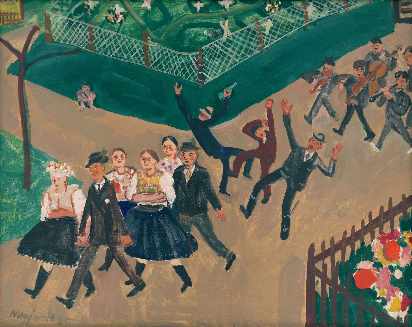 Folk Festival Celebration Wall Art