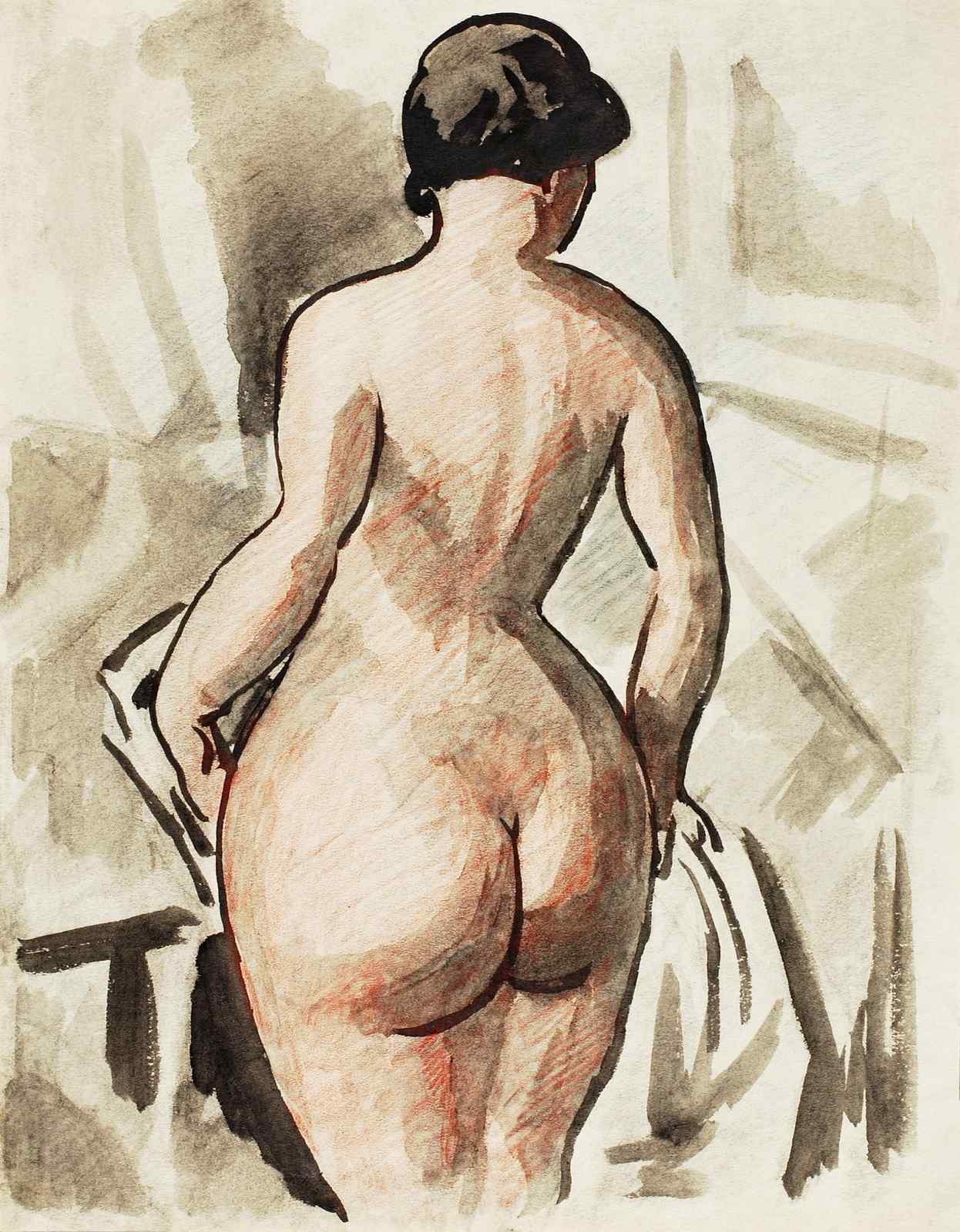 Nude Figure Study Wall Art