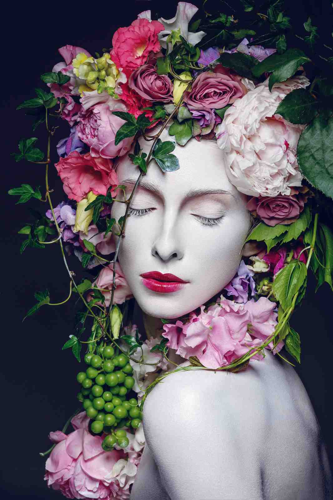 Floral Goddess Dreamscape Wall Art